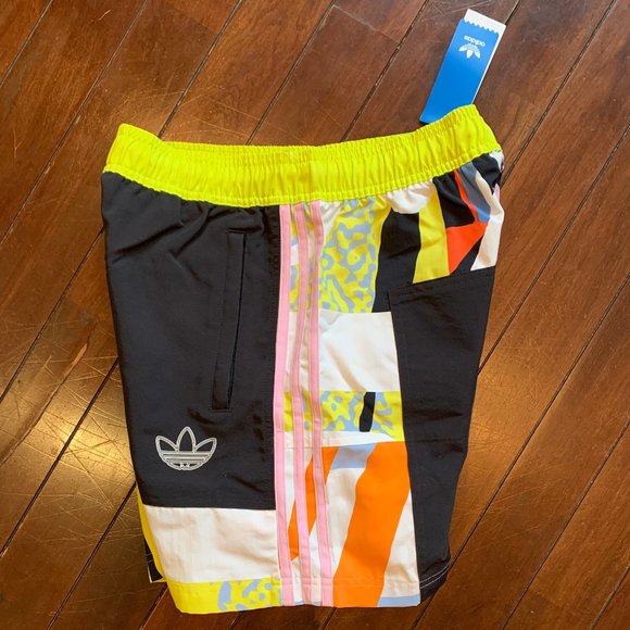 adidas "Love Unites" Woven Poly Shorts, New! - Picture 5 of 6
